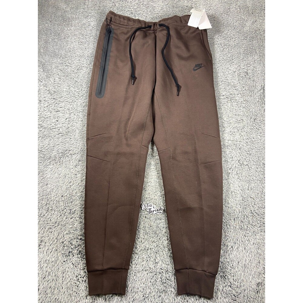 Nike Sportswear Tech Fleece Joggers Size Large Men Brown FB8002-237